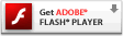 Get Adobe flash Player logo