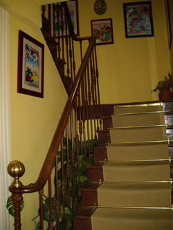 View of stairs