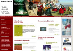 Piedrahita Town Hall Website