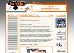 La Corneja De Gredos Club website screenshot